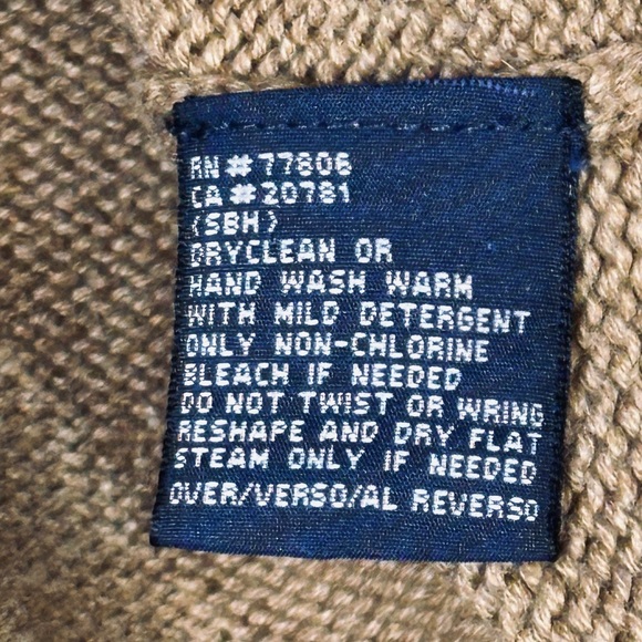 Vintage Tommy Hilfiger Heavy Cotton V-Neck pullover sweater Large - Picture 8 of 9